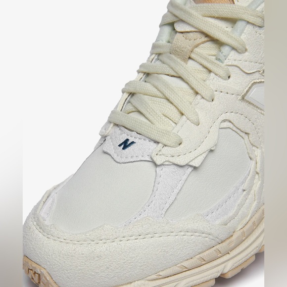 New Balance Other - New Balance White Cream Interior Label Sneakers